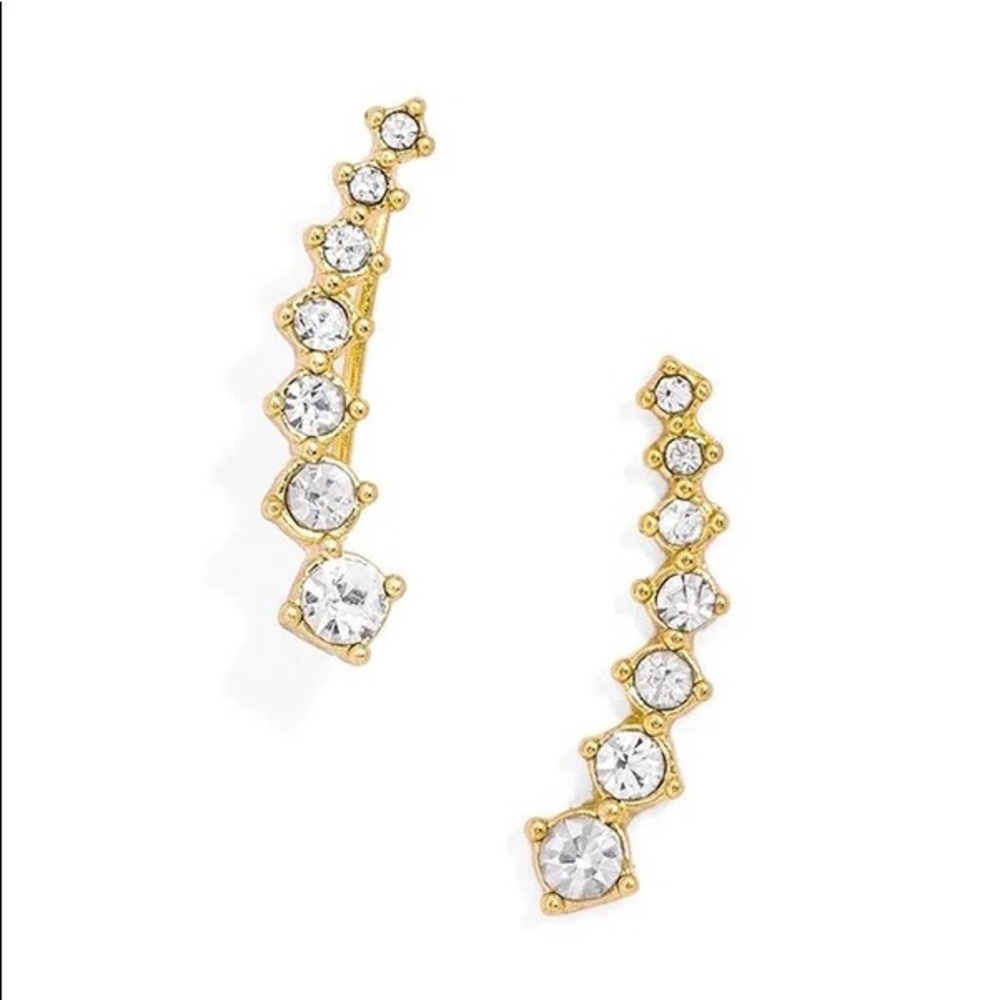 Argento Vivo Ear Climbers